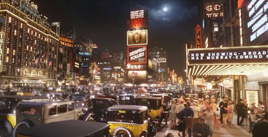  The Great Gatsby kamera arkası