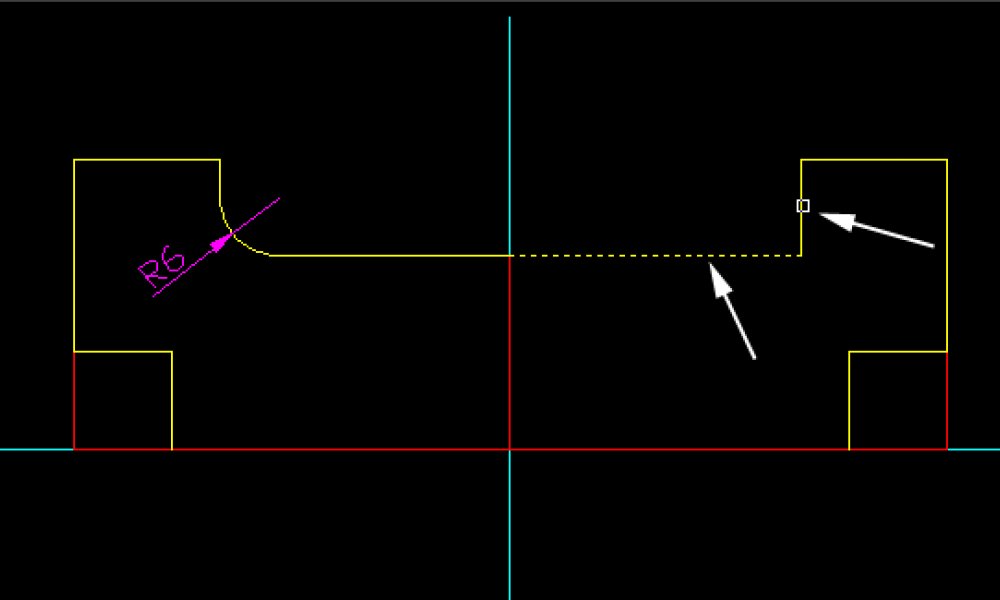 Autocad köşe yuvarlama - Fillet komutu kullanımı