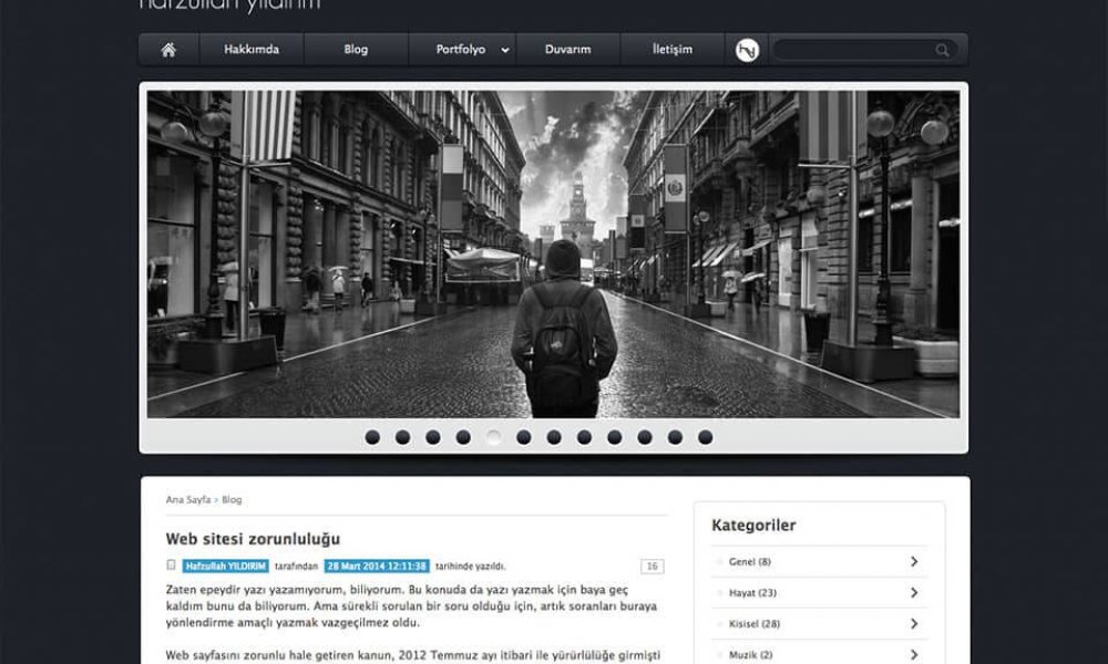 Kişisel web sitesi scripti (asp)